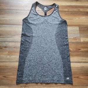NB New Balance Performance Tank Top Womens XL Gray Racer-back
